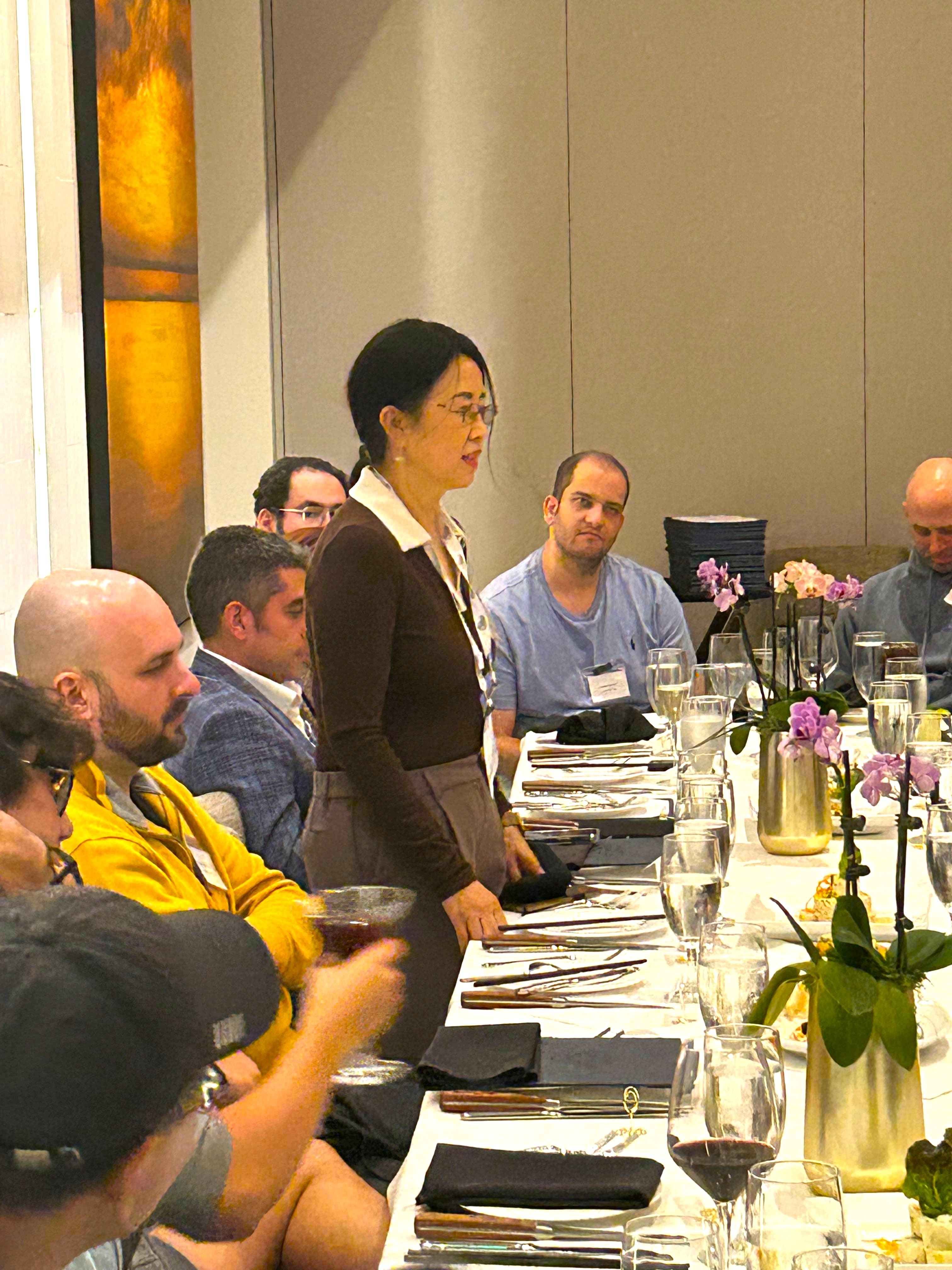 Executive networking and strategic discussions